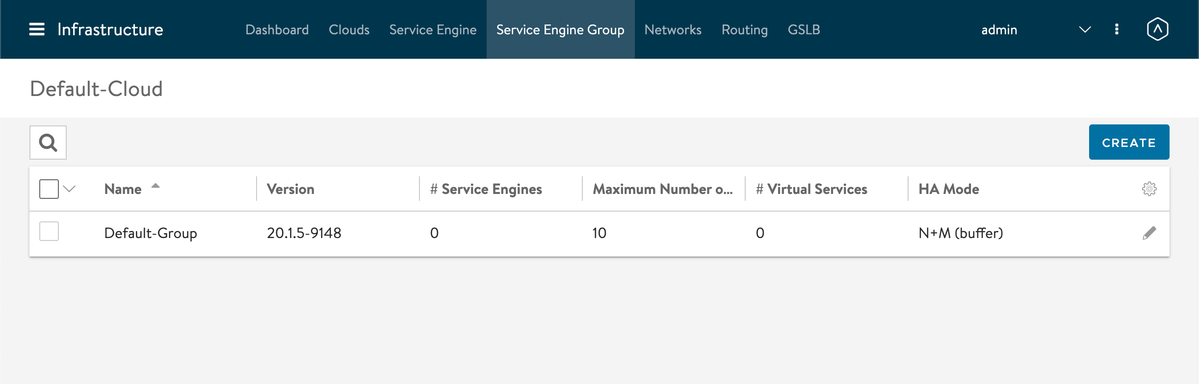 Service Engine groups