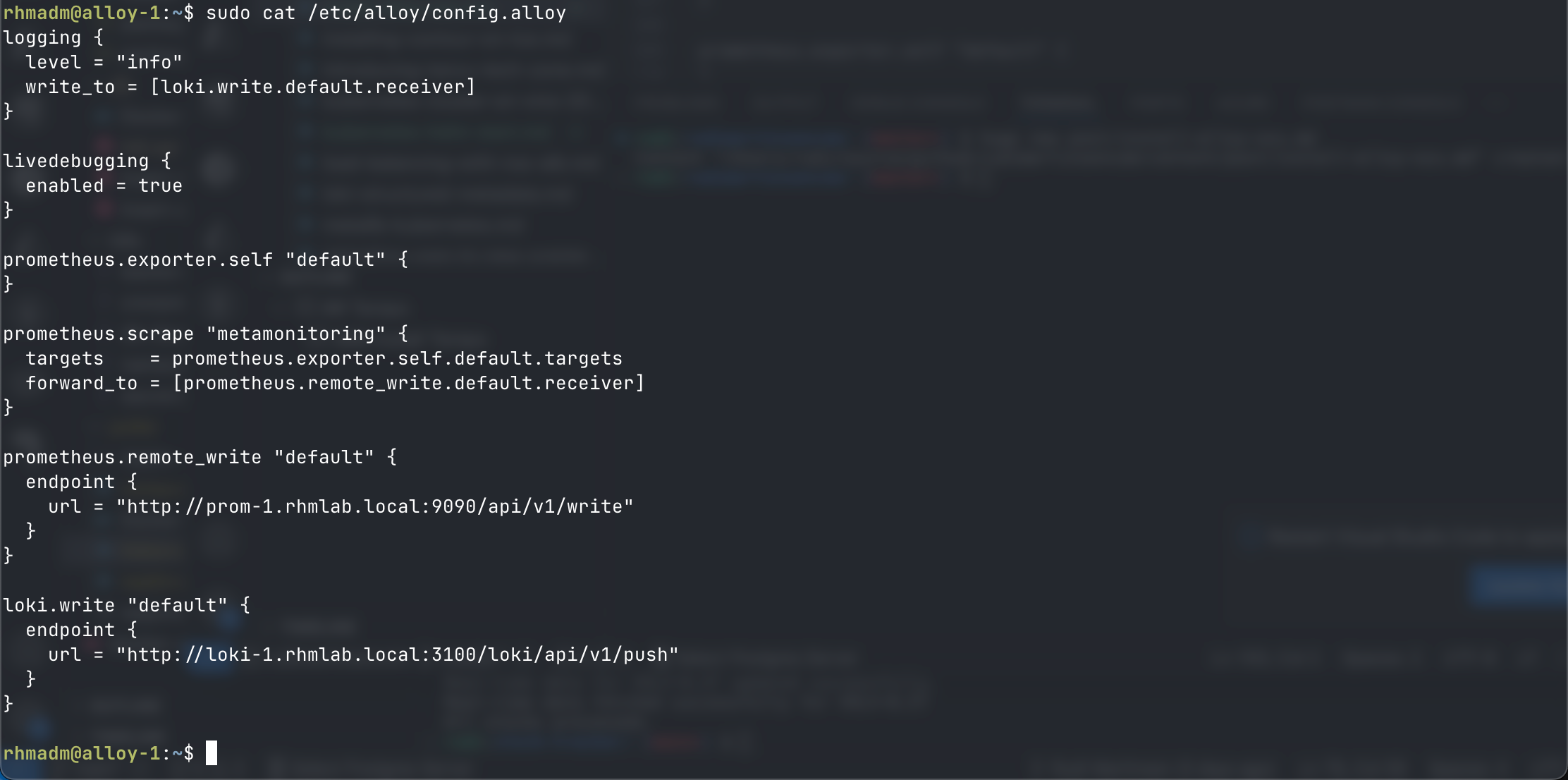 Alloy configuration
