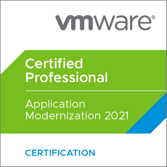 VMware Certified Professional - Application Modernization badge