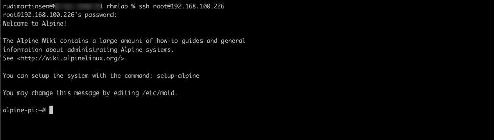 SSH log in with root