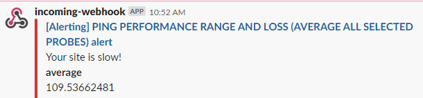 Slack alert from Grafana