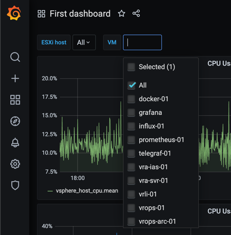 VM variable all hosts