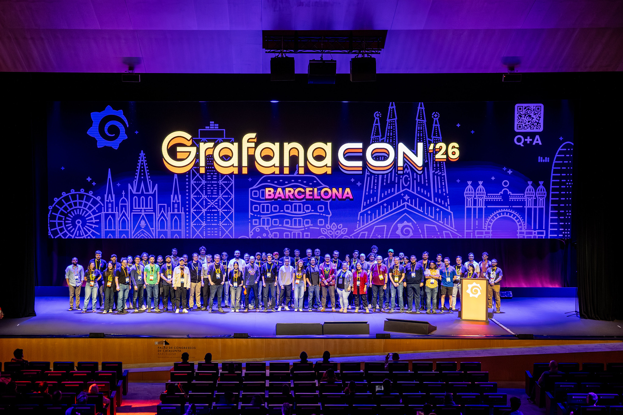 GrafanaCON close, picture from Grafana's flickr album