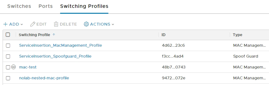 Advanced view switch profiles