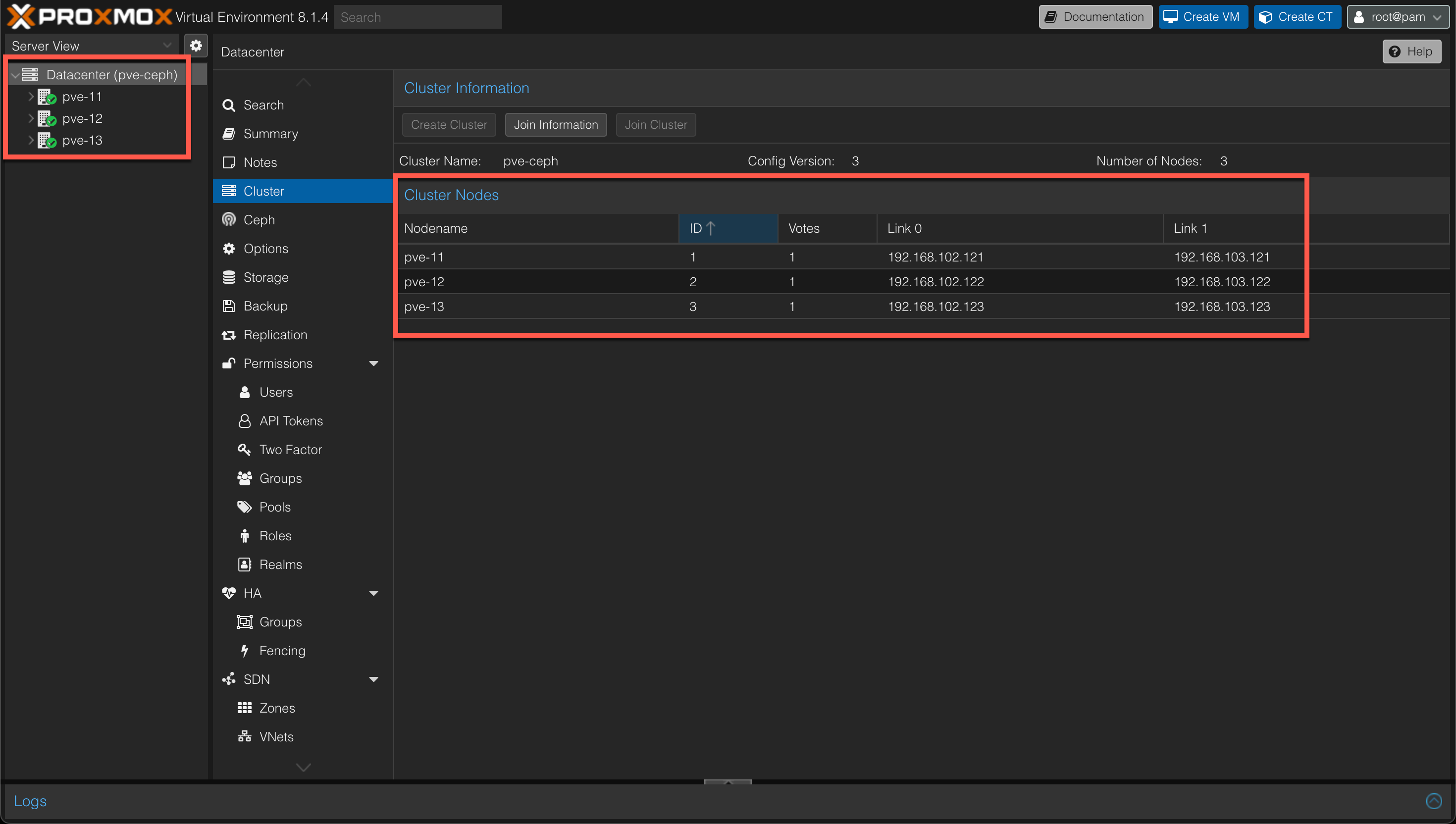 Cluster nodes added