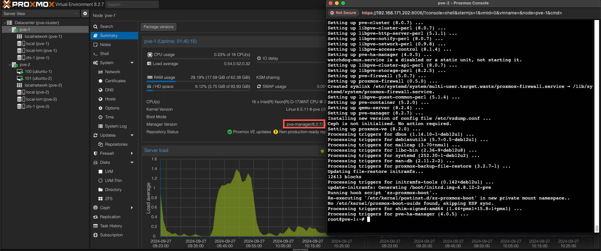 Node updated