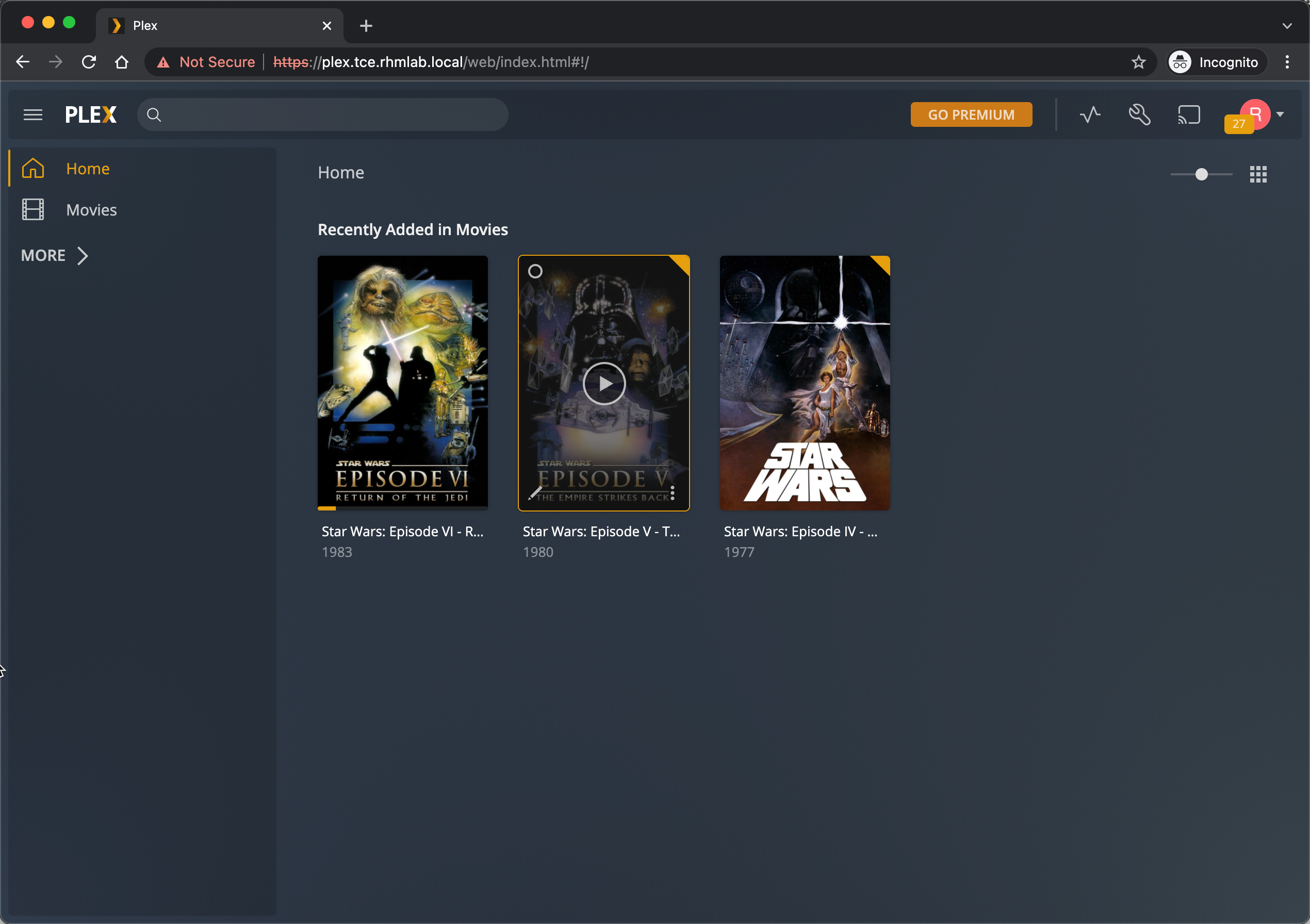 Plex web working with SSL certificate and FQDN