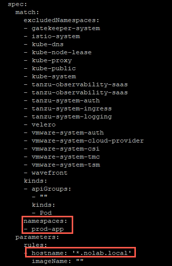 Constraint details