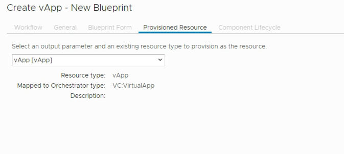 vRA Resource type