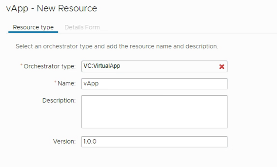 vRA custom resource