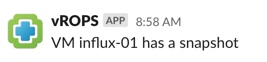 Slack notification from vROps